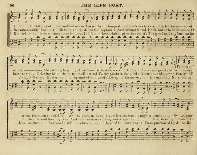 Song Garland; or, Singing for Jesus: a new collection of Music and Hymns prepared expressly for Sabbath Schools page 96