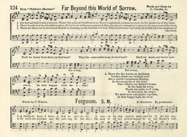 Songs of Gladness for the Sabbath School page 122