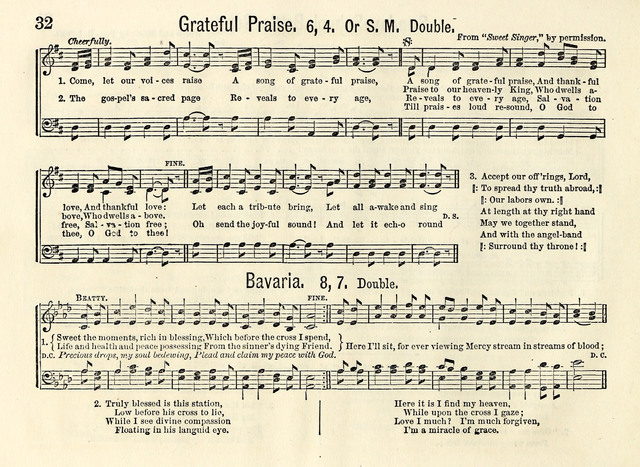 Songs of Gladness for the Sabbath School page 30