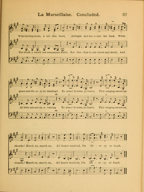 The School Hymnary: a collection of hymns and tunes and patriotic songs for use in public and private schools page 167