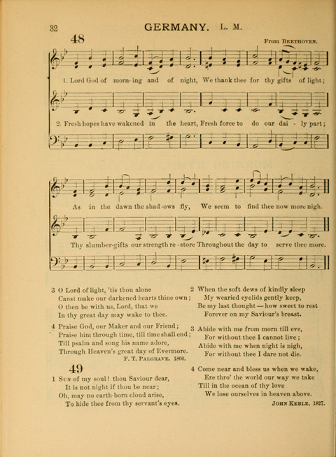 The School Hymnary: a collection of hymns and tunes and patriotic songs for use in public and private schools page 32