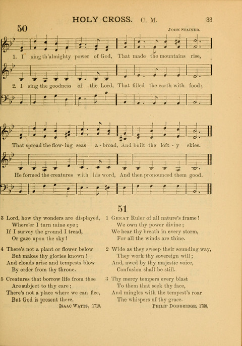 The School Hymnary: a collection of hymns and tunes and patriotic songs for use in public and private schools page 33