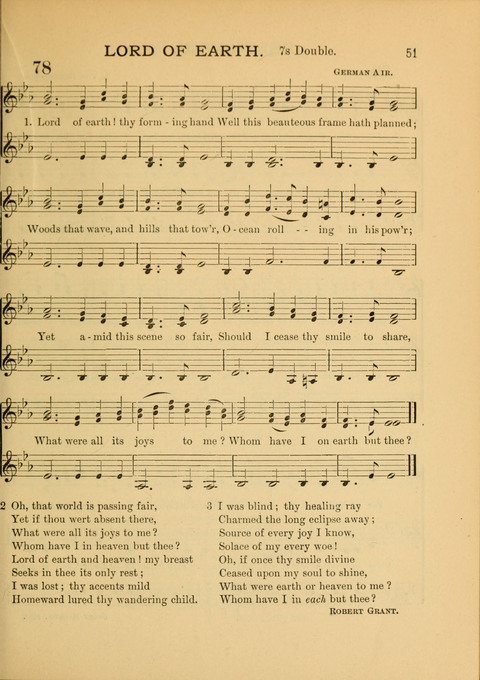 The School Hymnary: a collection of hymns and tunes and patriotic songs for use in public and private schools page 51