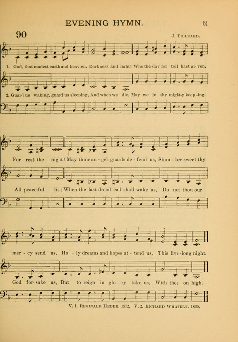 The School Hymnary: a collection of hymns and tunes and patriotic songs for use in public and private schools page 61