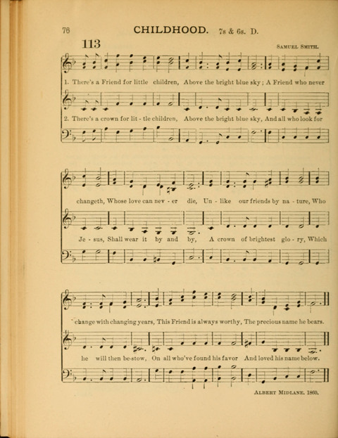 The School Hymnary: a collection of hymns and tunes and patriotic songs for use in public and private schools page 76