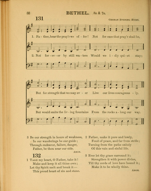 The School Hymnary: a collection of hymns and tunes and patriotic songs for use in public and private schools page 88