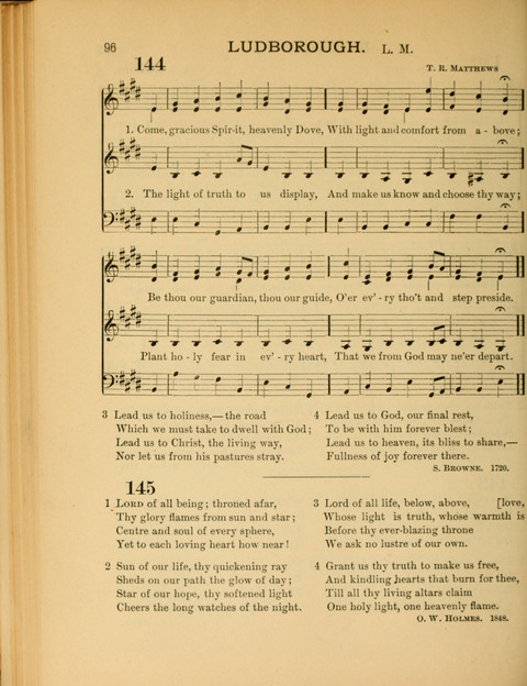 The School Hymnary: a collection of hymns and tunes and patriotic songs for use in public and private schools page 96