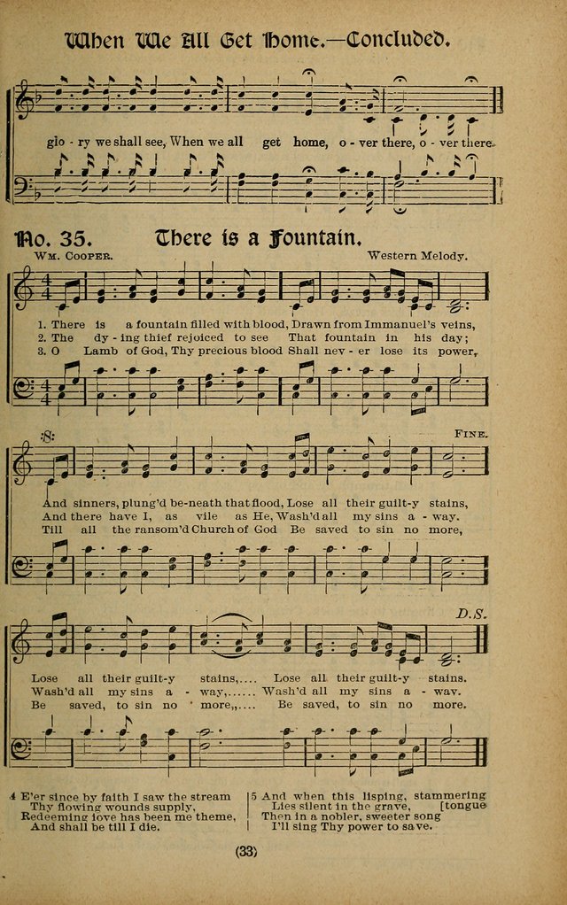 Sweet Harmonies: a new song book of gospels songs for use in revivals and all religious gatherings, sunday-schools, etc. page 29