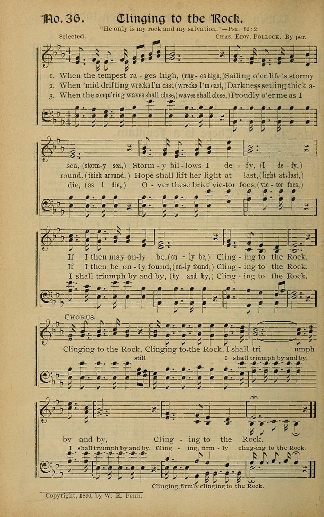 Sweet Harmonies: a new song book of gospels songs for use in revivals and all religious gatherings, sunday-schools, etc. page 30