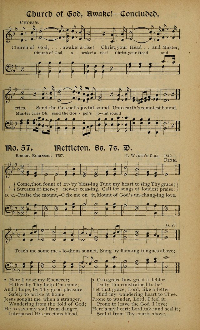 Sweet Harmonies: a new song book of gospels songs for use in revivals and all religious gatherings, sunday-schools, etc. page 45