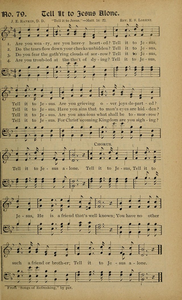 Sweet Harmonies: a new song book of gospels songs for use in revivals and all religious gatherings, sunday-schools, etc. page 65