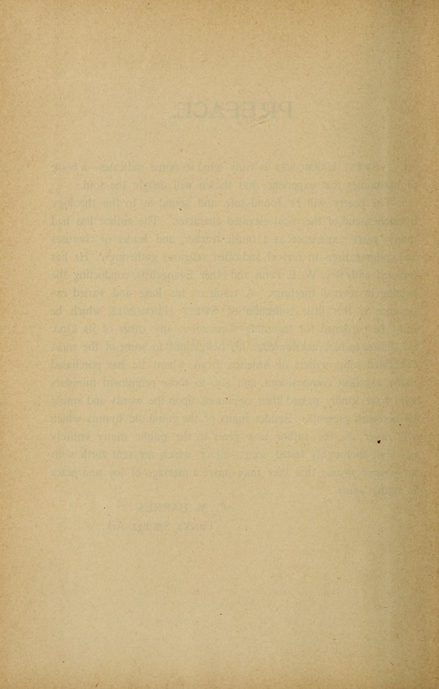 Sweet Harmonies: a new song book of gospels songs for use in revivals and all religious gatherings, sunday-schools, etc. page vi