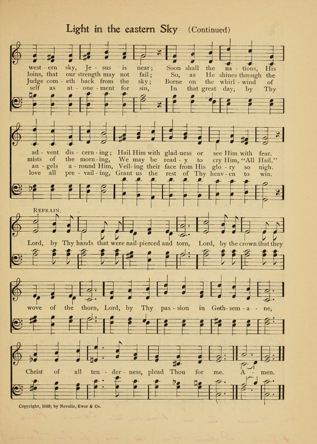 The School Hymnal page 110