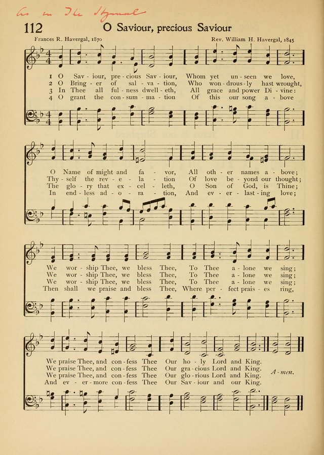 The School Hymnal page 119