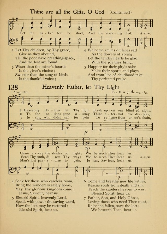 The School Hymnal page 142