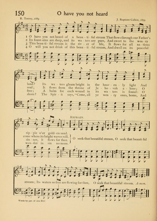 The School Hymnal page 153