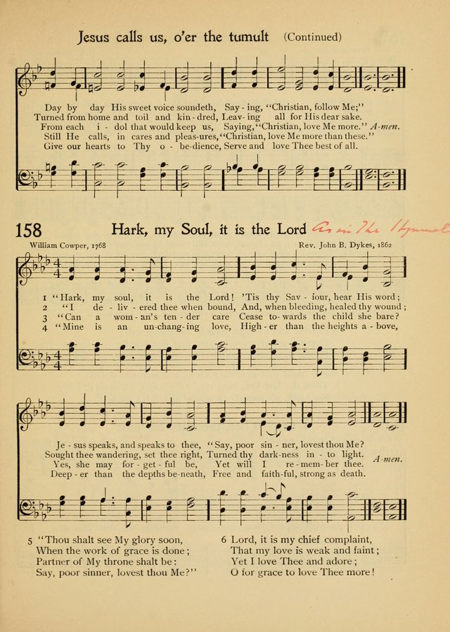 The School Hymnal page 160