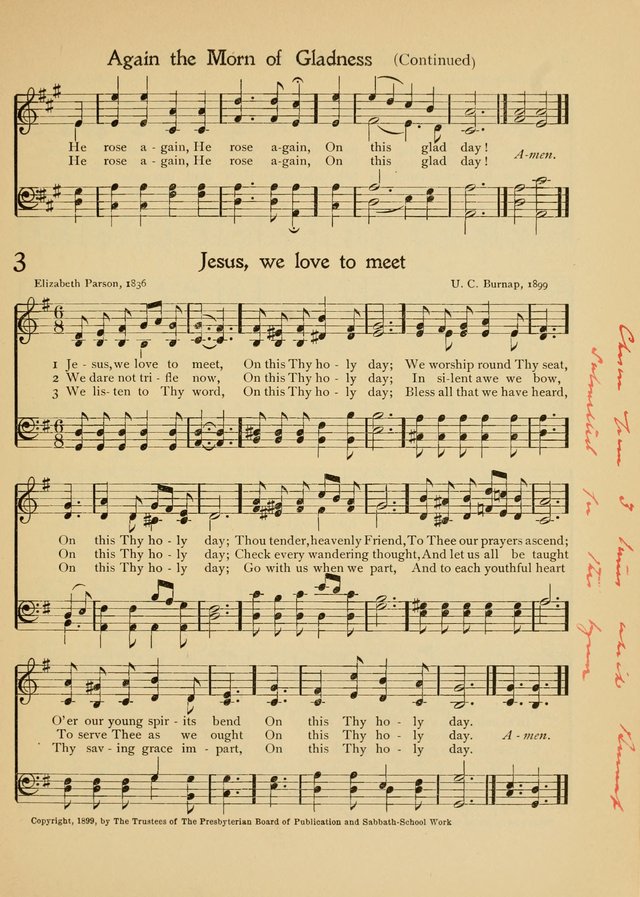 The School Hymnal page 20