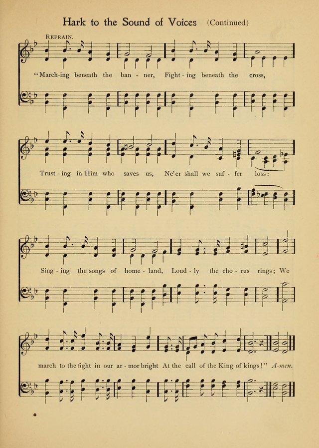 The School Hymnal page 208