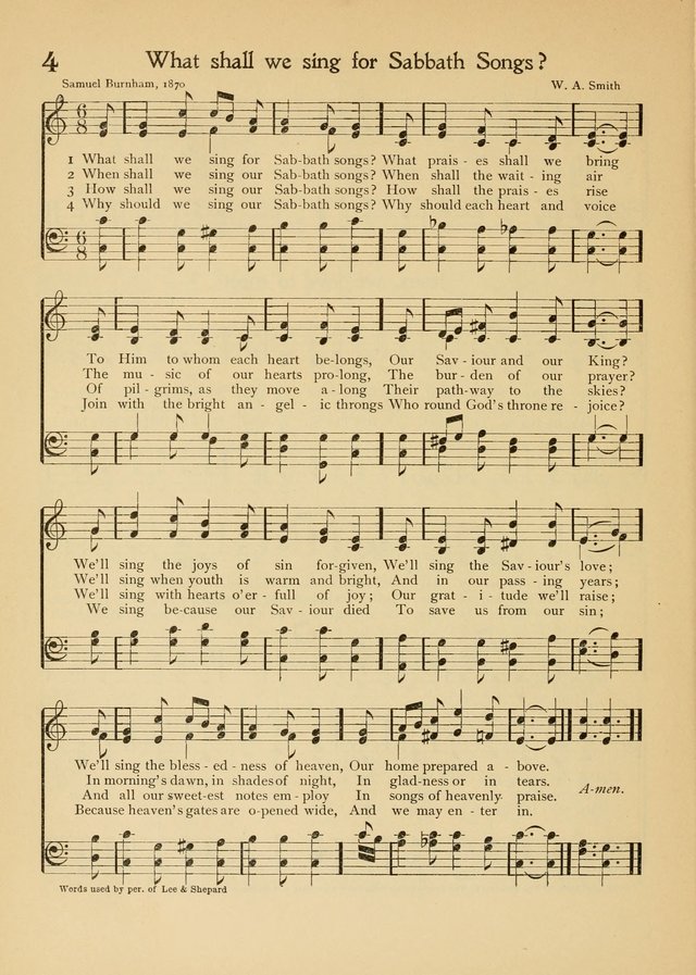 The School Hymnal page 21