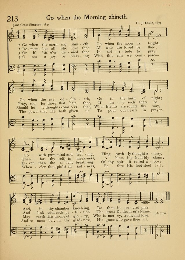 The School Hymnal page 212