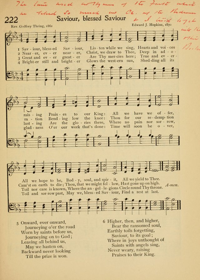 The School Hymnal page 220