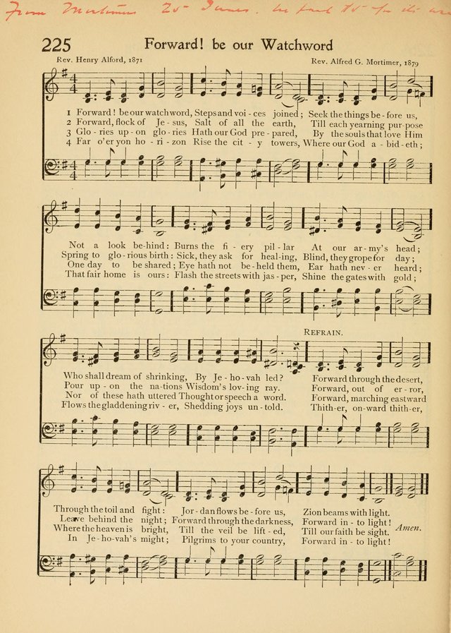 The School Hymnal page 223