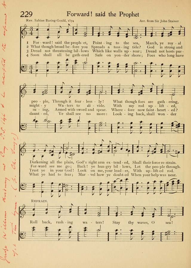 The School Hymnal page 227