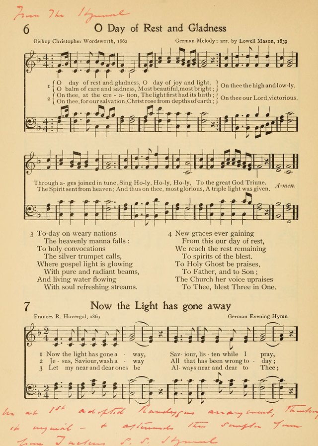 The School Hymnal page 23