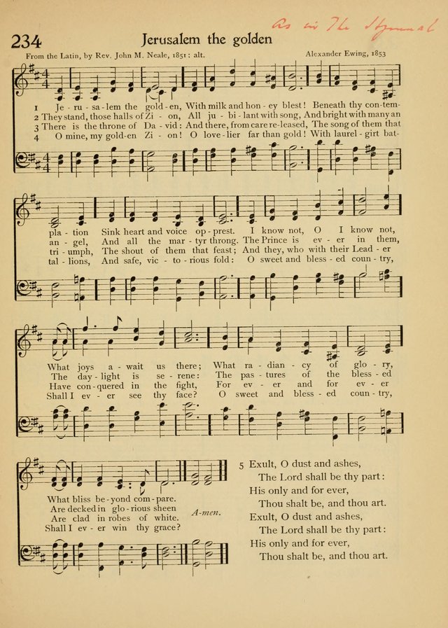 The School Hymnal page 232