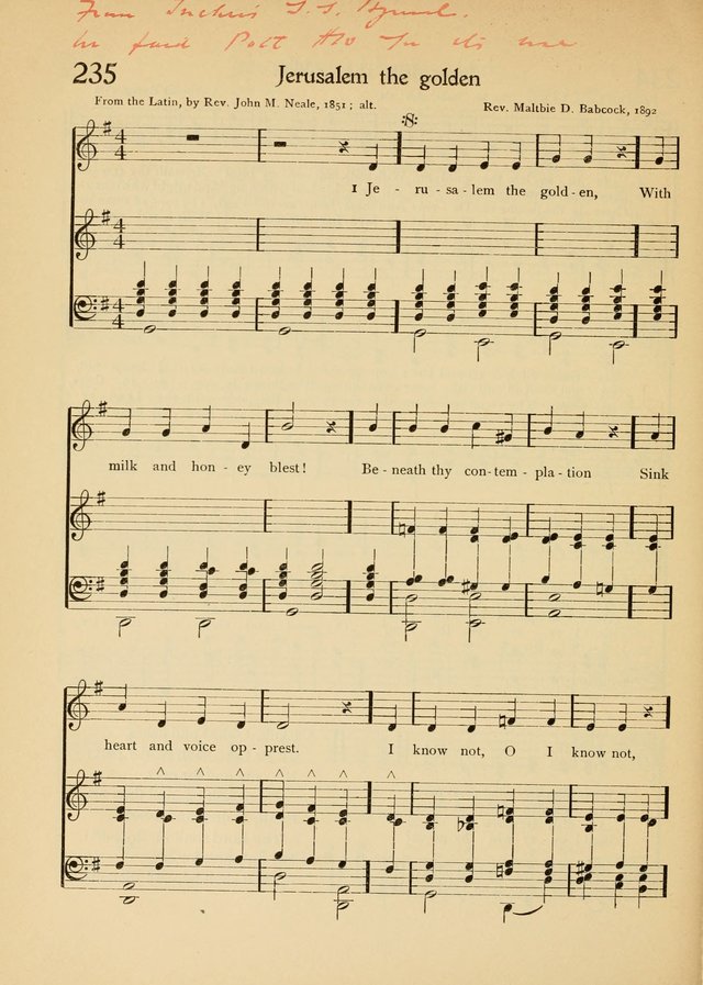 The School Hymnal page 233