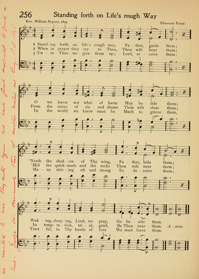 The School Hymnal page 255