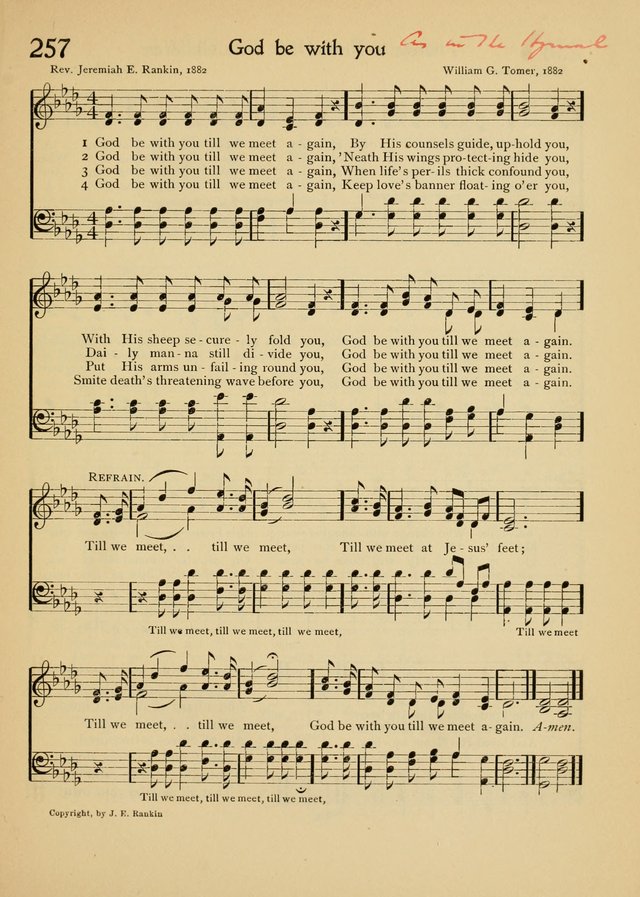 The School Hymnal page 256