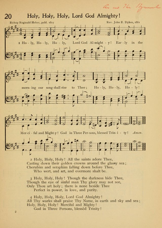 The School Hymnal page 34