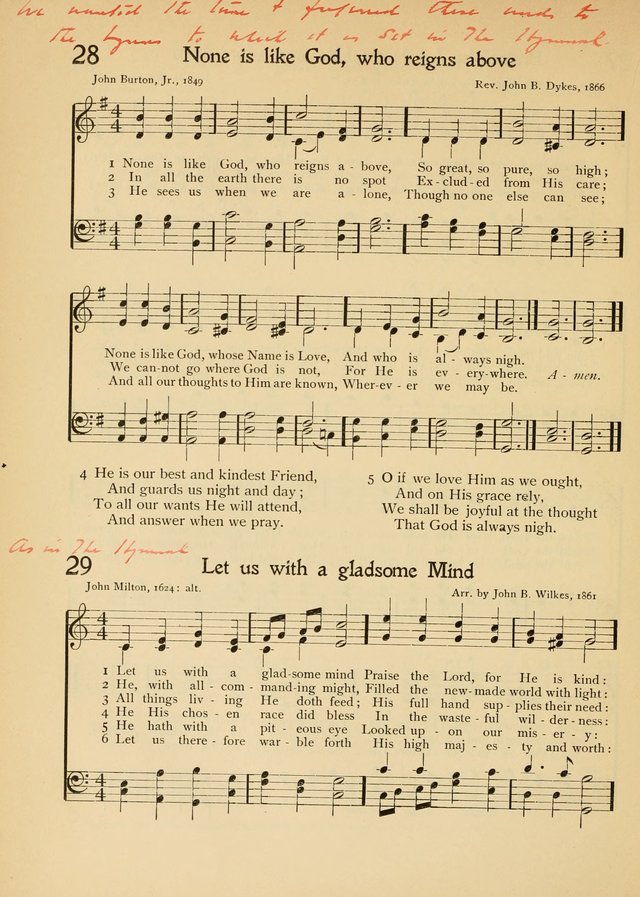 The School Hymnal page 41