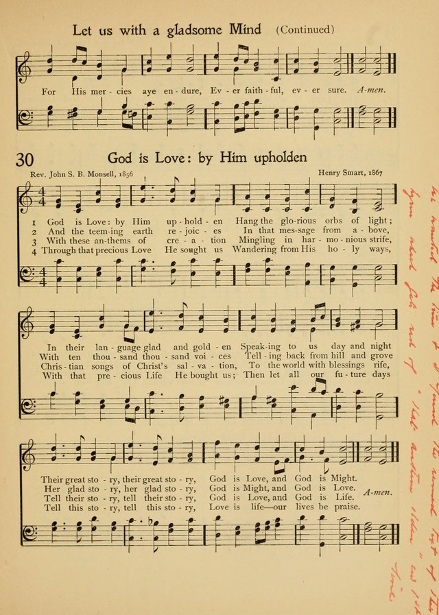 The School Hymnal page 42