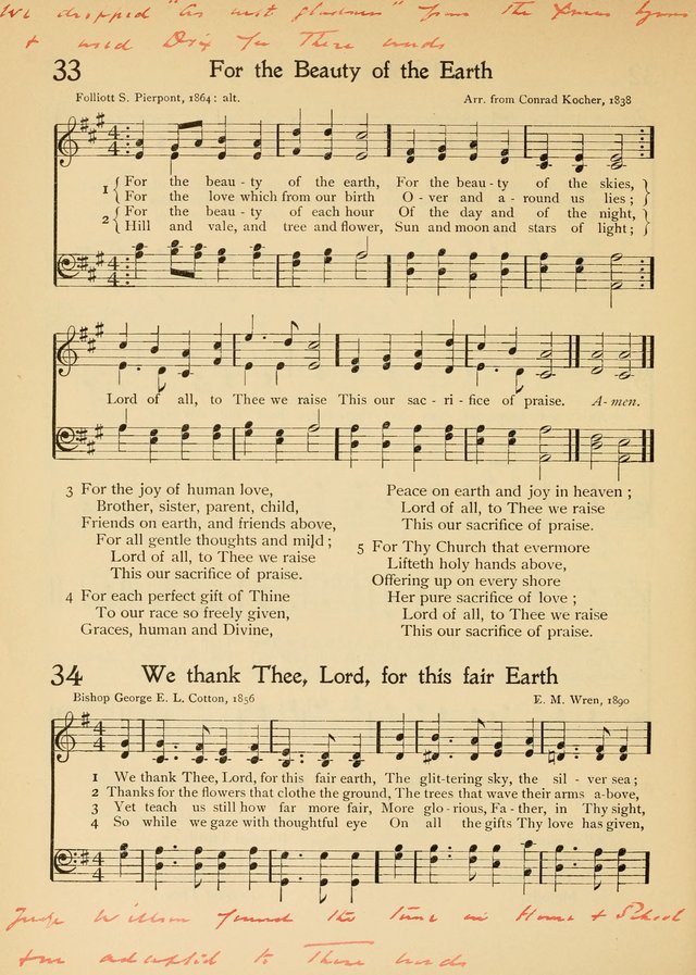 The School Hymnal page 45