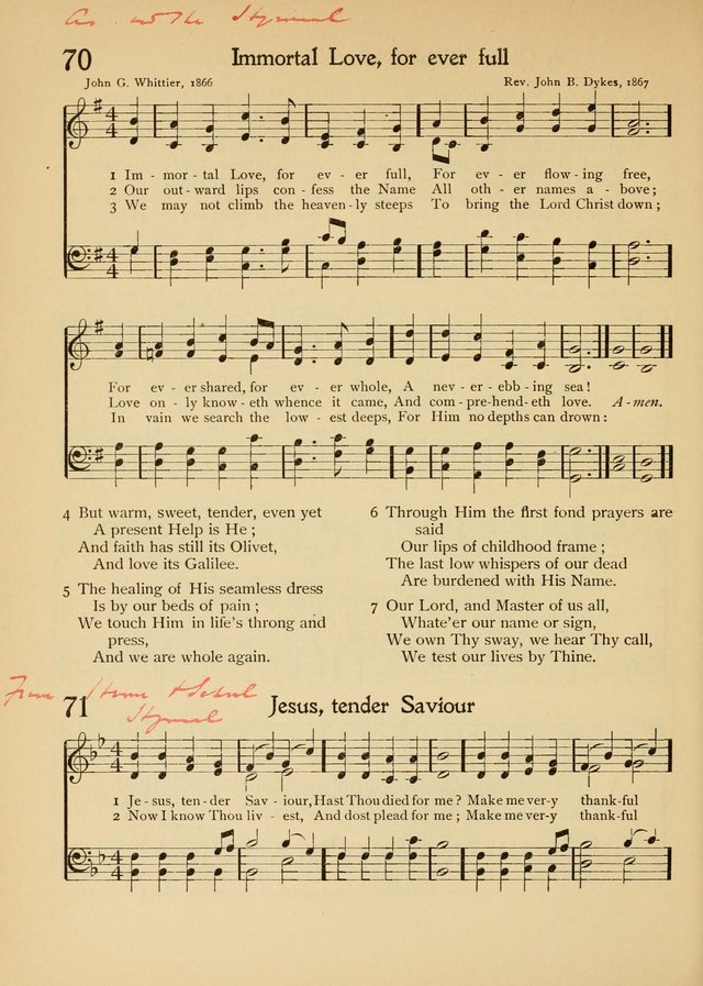 The School Hymnal page 81