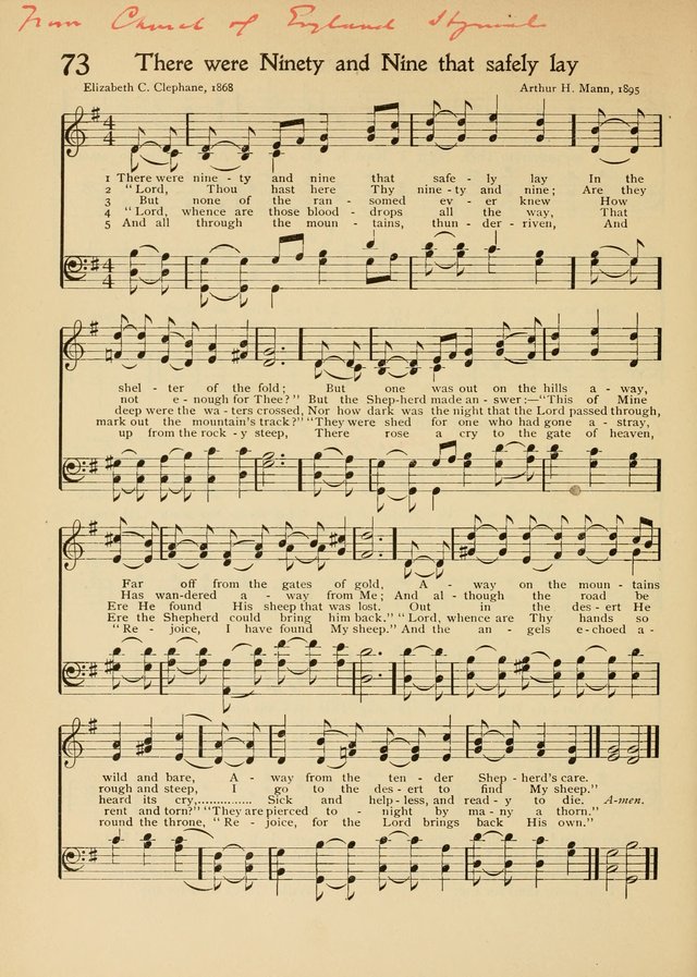 The School Hymnal page 83