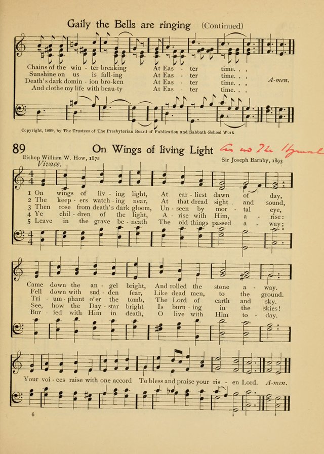 The School Hymnal page 98