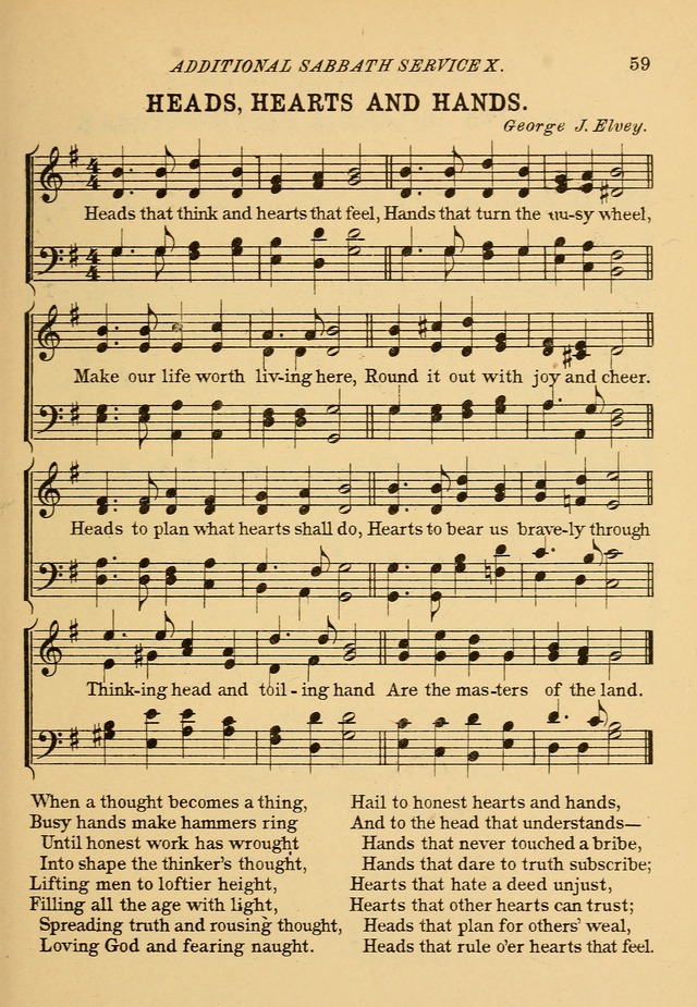 The Service Hymnal with an introductory service page 60