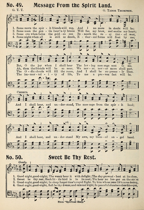 Spiritualist Hymnal page 40