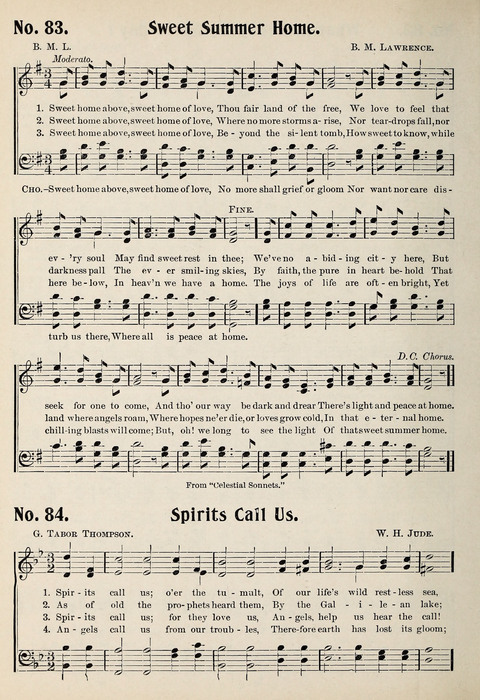 Spiritualist Hymnal page 74