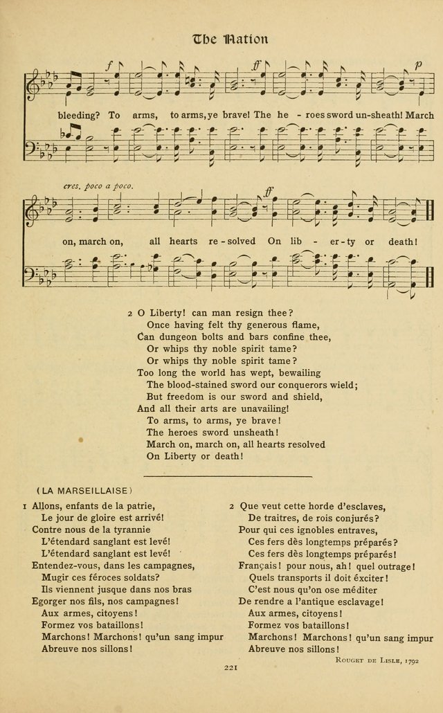 The School Hymnal: a book of worship for young people page 221