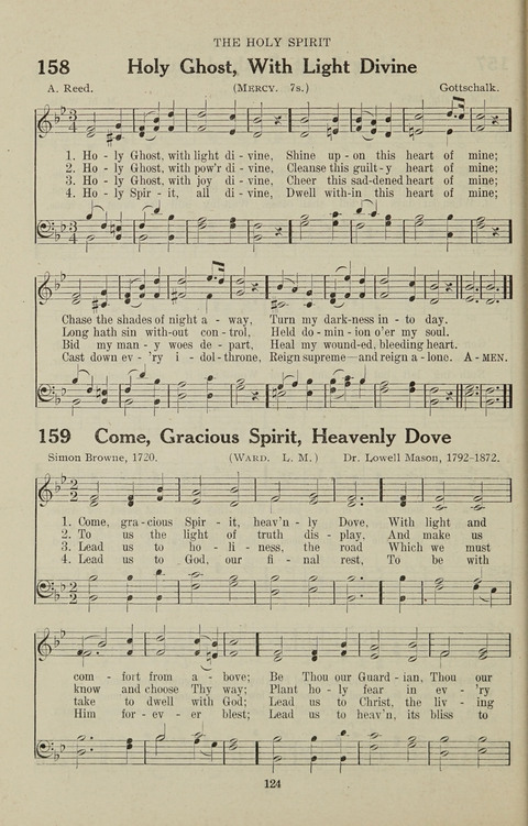 Service Hymnal: with responsive readings, appropriate for all Protestant religious activities page 116