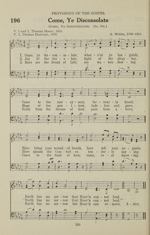 Service Hymnal: with responsive readings, appropriate for all Protestant religious activities page 142