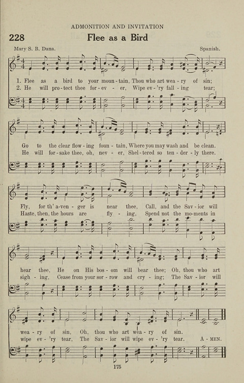 Service Hymnal: with responsive readings, appropriate for all Protestant religious activities page 167