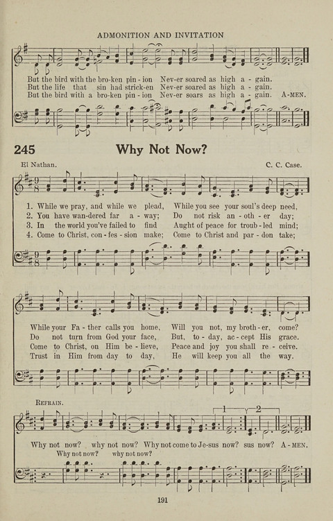 Service Hymnal: with responsive readings, appropriate for all Protestant religious activities page 183