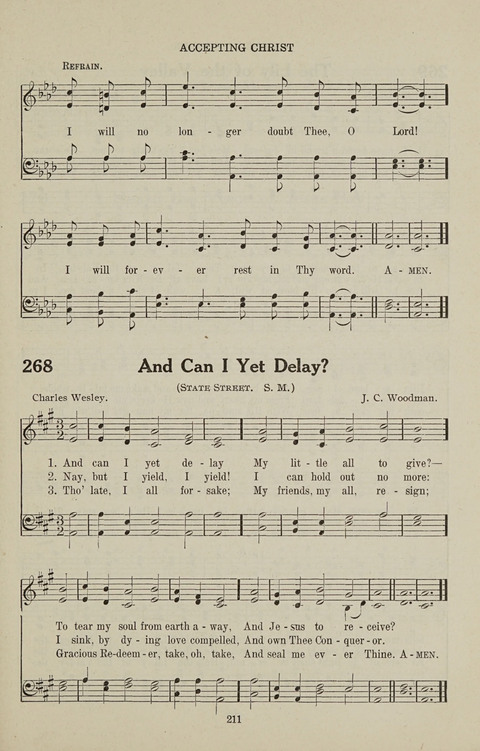 Service Hymnal: with responsive readings, appropriate for all Protestant religious activities page 203