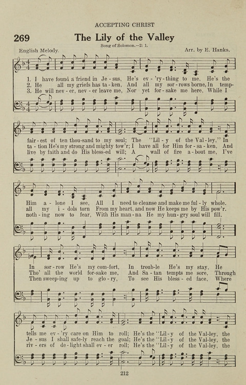 Service Hymnal: with responsive readings, appropriate for all Protestant religious activities page 204